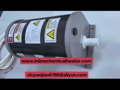240V Single Phase 6KW Quartz Inline Chemical Heater For SC1 Cleaning Process